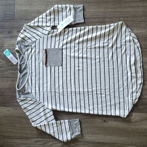 NWT Pink Clover 3/4 Sleeve Top Stitchfix Sz Small